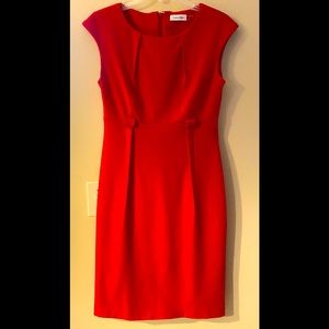 Red Classic Calvin Kline dress